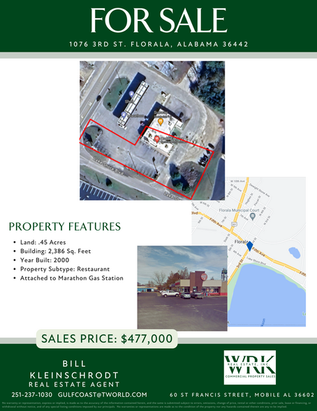 1076 3rd St, Florala, AL for sale - Building Photo - Image 1 of 1