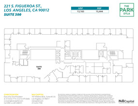 261 S Figueroa St, Los Angeles, CA for rent Floor Plan- Image 1 of 2