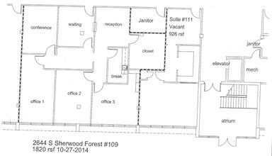 2644 S Sherwood Forest Blvd, Baton Rouge, LA for rent Floor Plan- Image 1 of 1