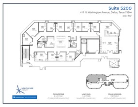 411 N Washington Ave, Dallas, TX for rent Floor Plan- Image 2 of 2