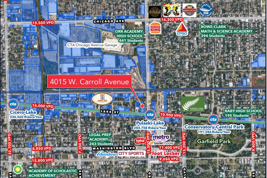 4015 W Carroll Ave, Chicago, IL to rent - Aerial - Image 2 of 8