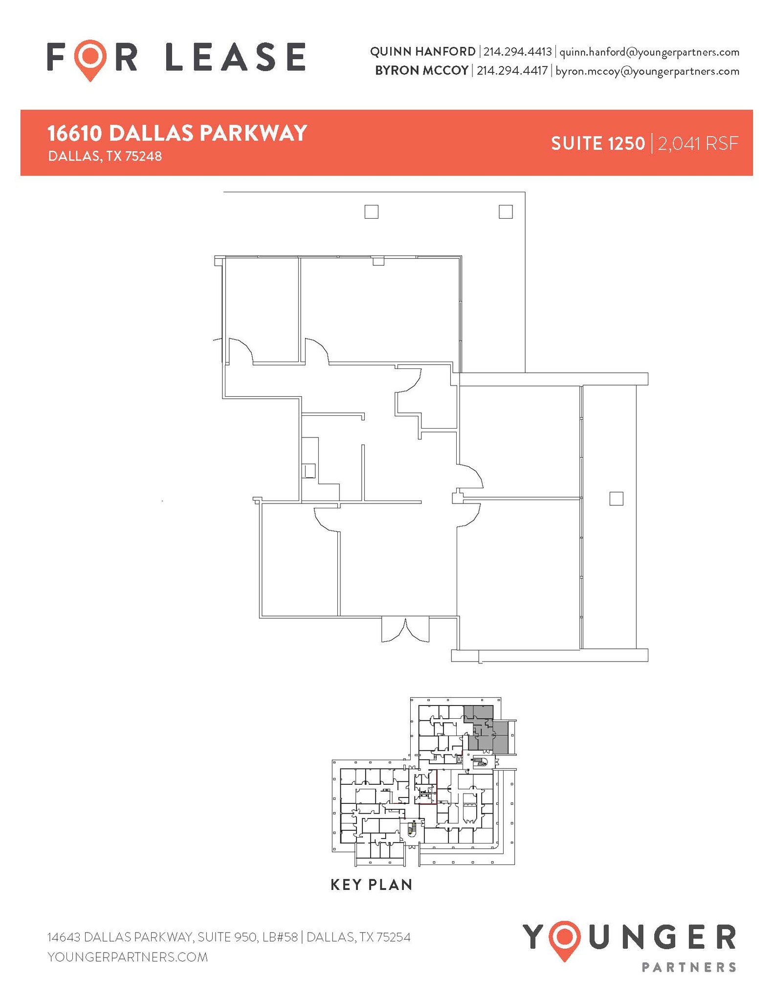 16610 N Dallas Pky, Dallas, TX for rent Floor Plan- Image 1 of 1