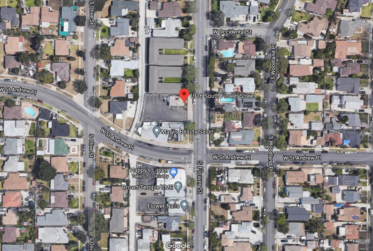 1916 S Flower St, Santa Ana, CA for sale Aerial- Image 1 of 1