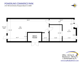 2101-2177 NW 22nd St, Pompano Beach, FL for rent Floor Plan- Image 2 of 2