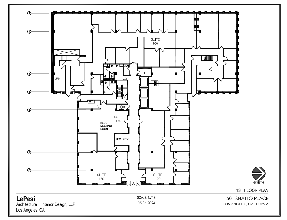 501 Shatto Pl, Los Angeles, CA to rent Floor Plan- Image 1 of 1