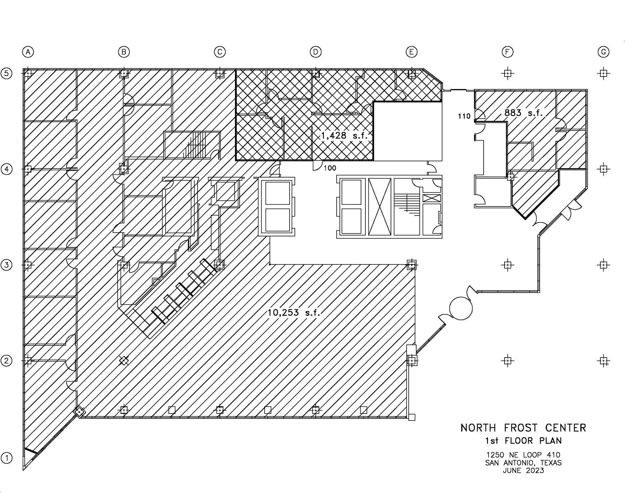 1250 NE Loop 410, San Antonio, TX for rent Typical Floor Plan- Image 1 of 2