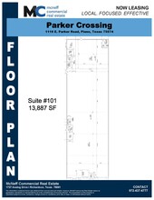 1110 E Parker Rd, Plano, TX for rent Floor Plan- Image 1 of 1