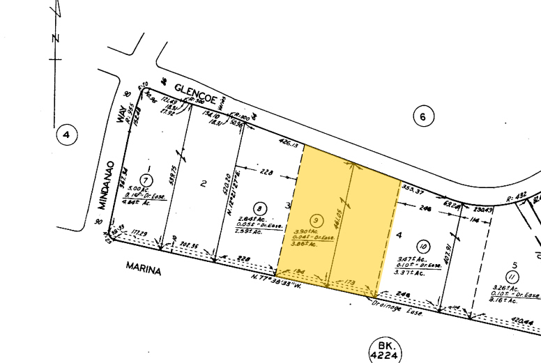 4503-4509 Glencoe Ave, Marina Del Rey, CA for rent - Plat Map - Image 2 of 14