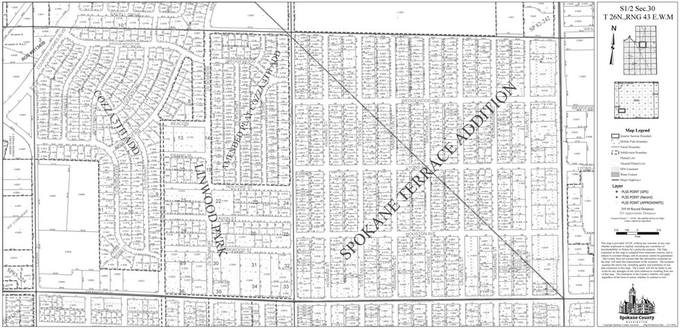 6822 N Atlantic St, Spokane, WA for sale - Plat Map - Image 2 of 2