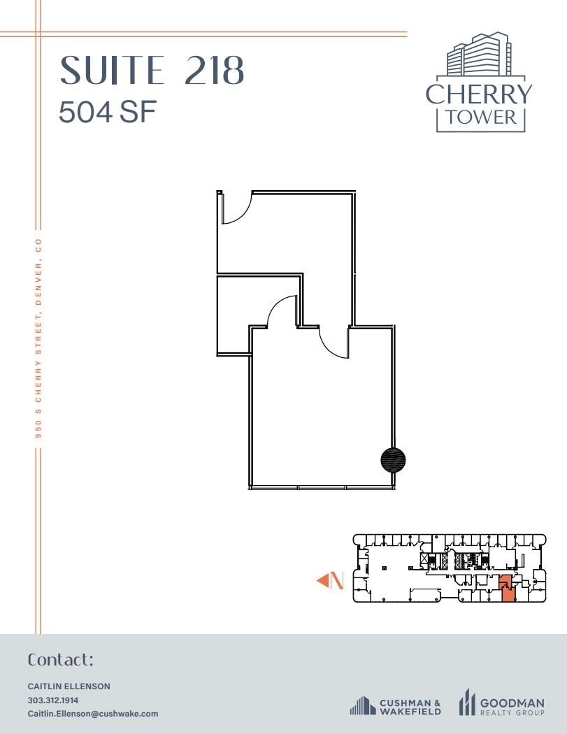 950 S Cherry St, Denver, CO to rent Floor Plan- Image 1 of 1