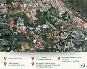 1323 US Highway 80 E, Pooler, GA to rent Aerial- Image 2 of 2