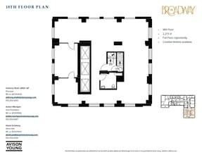 1212 Broadway, Oakland, CA for rent Floor Plan- Image 1 of 2