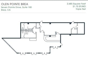 7 Pointe Dr, Brea, CA for rent Floor Plan- Image 1 of 1