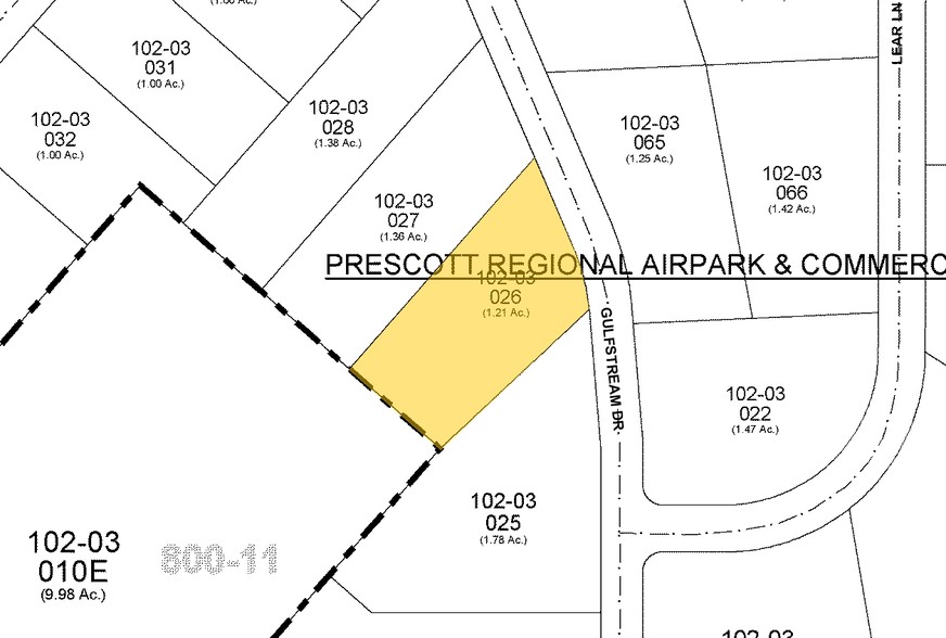 2112 Gulf Stream Dr, Prescott, AZ for sale - Plat Map - Image 2 of 5