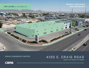 4120 E Craig Rd, North Las Vegas, NV - aerial  map view - Image1