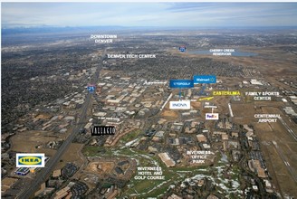 7099 S Kenton St, Centennial, CO - aerial  map view