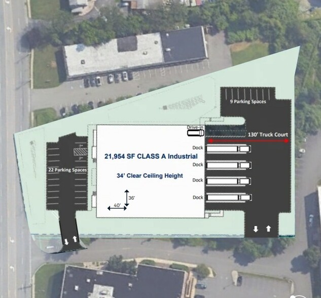 212 Passaic Avenue, Fairfield, NJ for rent - Site Plan - Image 2 of 3