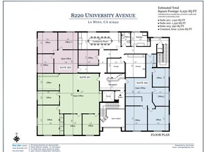 8220 University Ave, La Mesa, CA for rent Floor Plan- Image 1 of 1