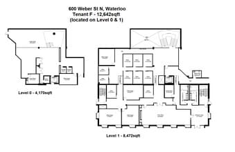 600 Weber St N, Waterloo, ON for rent Floor Plan- Image 1 of 2