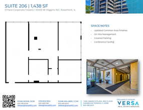 10400 W Higgins Rd, Rosemont, IL for rent Floor Plan- Image 1 of 1