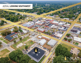 105 N Sharpe St, Selma, NC - aerial  map view