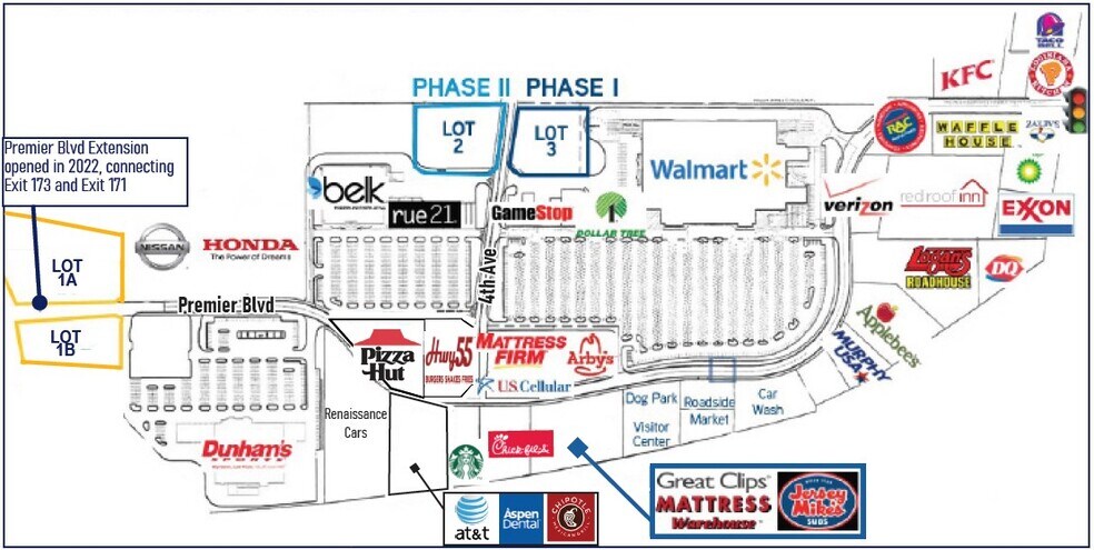 0 Premier Blvd, Roanoke Rapids, NC for sale - Site Plan - Image 1 of 2