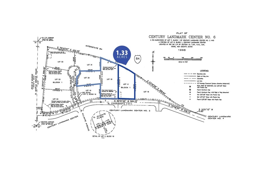 8732 W Hackamore Dr, Boise, ID for sale - Site Plan - Image 2 of 4