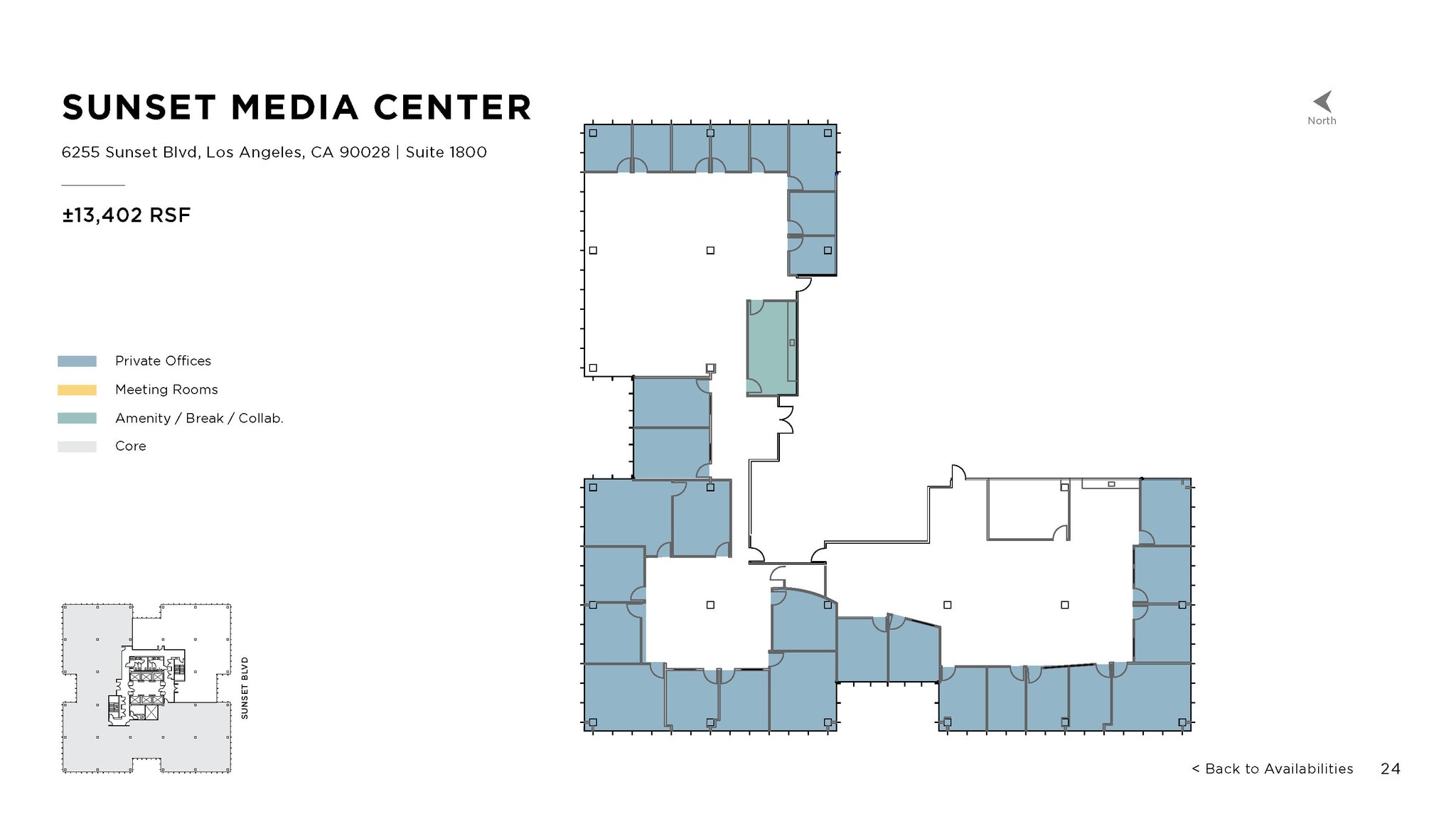 6255 W Sunset Blvd, Los Angeles, CA to rent Floor Plan- Image 1 of 1