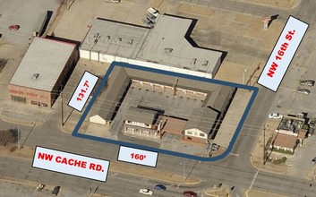 1601 NW Cache Rd, Lawton, OK - aerial  map view