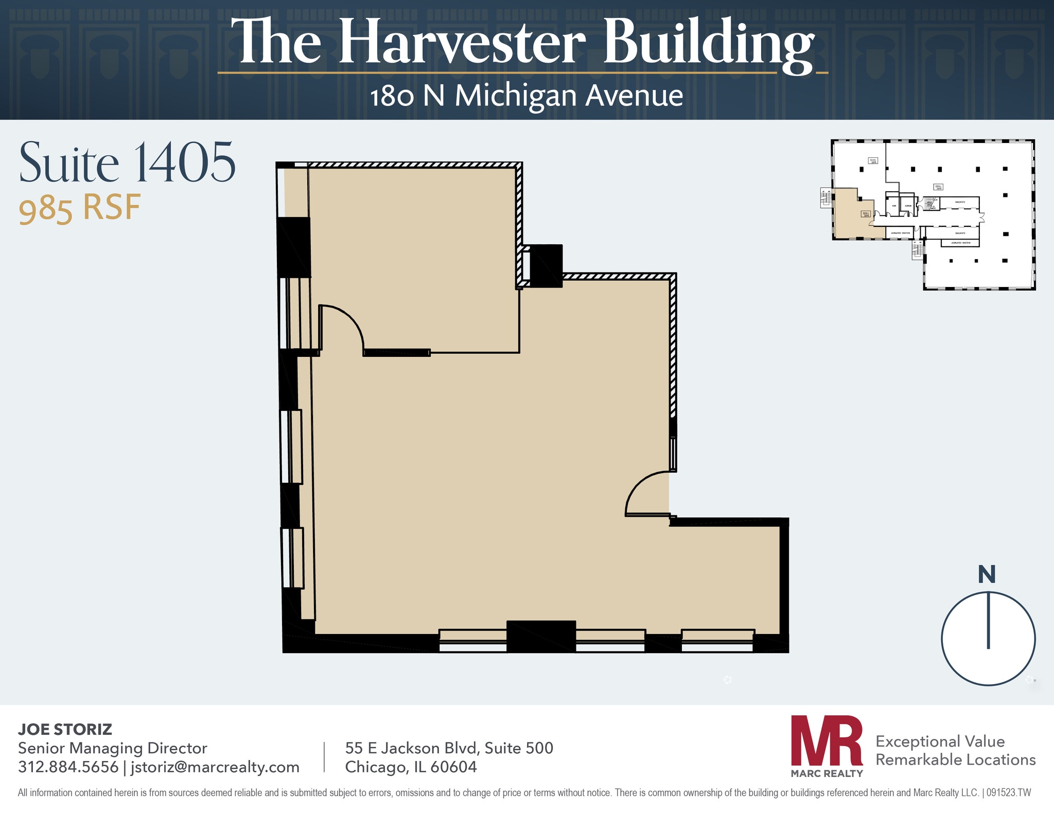 180 N Michigan Ave, Chicago, IL to rent Floor Plan- Image 1 of 1