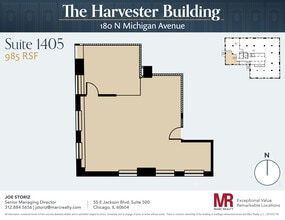 180 N Michigan Ave, Chicago, IL to rent Floor Plan- Image 1 of 1