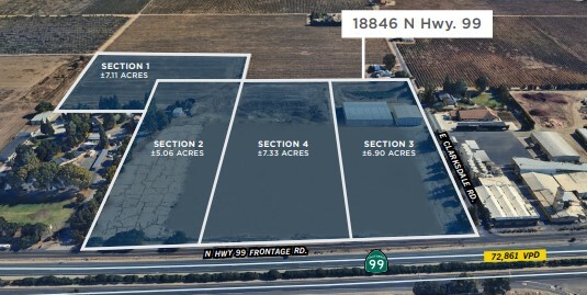 18846 N Highway 99, Acampo, CA for sale - Aerial - Image 2 of 3