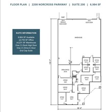 2200 Norcross Pkwy, Norcross, GA for rent Floor Plan- Image 1 of 1