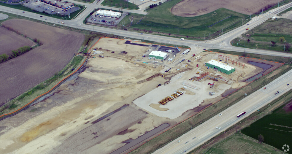 I-90 and Genoa Rd, Belvidere, IL for rent - Aerial - Image 3 of 4