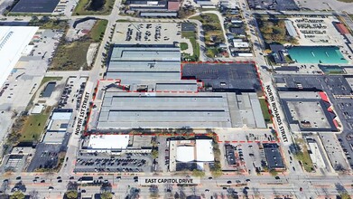 4041 N Richards St, Milwaukee, WI - aerial  map view