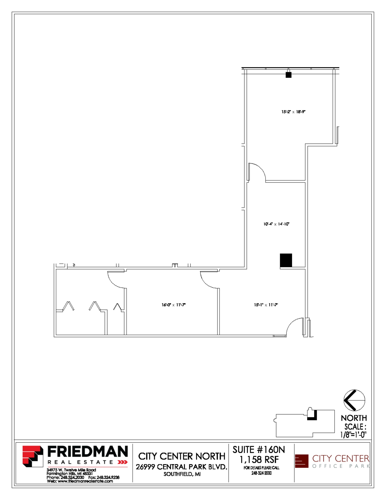 26777-26999 Central Park Blvd, Southfield, MI to rent Floor Plan- Image 1 of 1