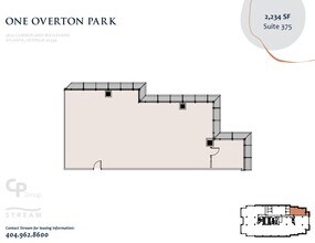 3625 Cumberland Blvd SE, Atlanta, GA for rent Floor Plan- Image 1 of 2