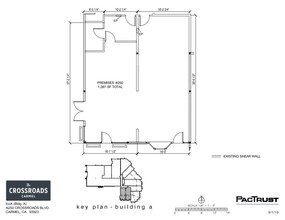 243 Crossroads Blvd, Carmel, CA for rent Floor Plan- Image 1 of 1