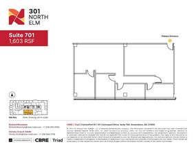 301 N Elm St, Greensboro, NC for rent Floor Plan- Image 1 of 1