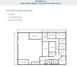 2501-2519 Gravel Dr, Fort Worth, TX to rent Floor Plan- Image 1 of 1