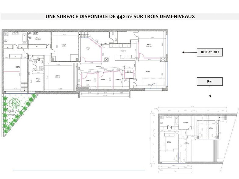 Office in Courbevoie to rent - Floor Plan - Image 3 of 4