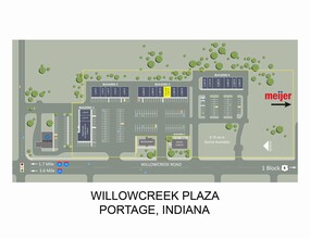 3283-3369 Willowcreek Rd, Portage, IN for rent Site Plan- Image 1 of 1