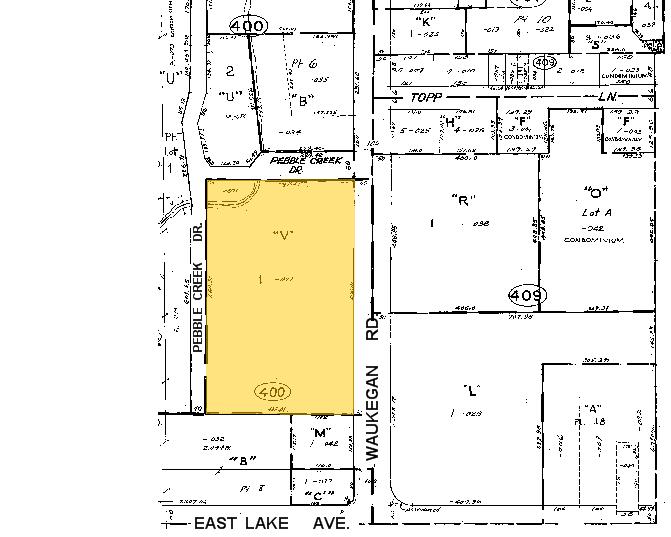 1412-1500 Waukegan Rd, Glenview, IL for rent - Plat Map - Image 2 of 6