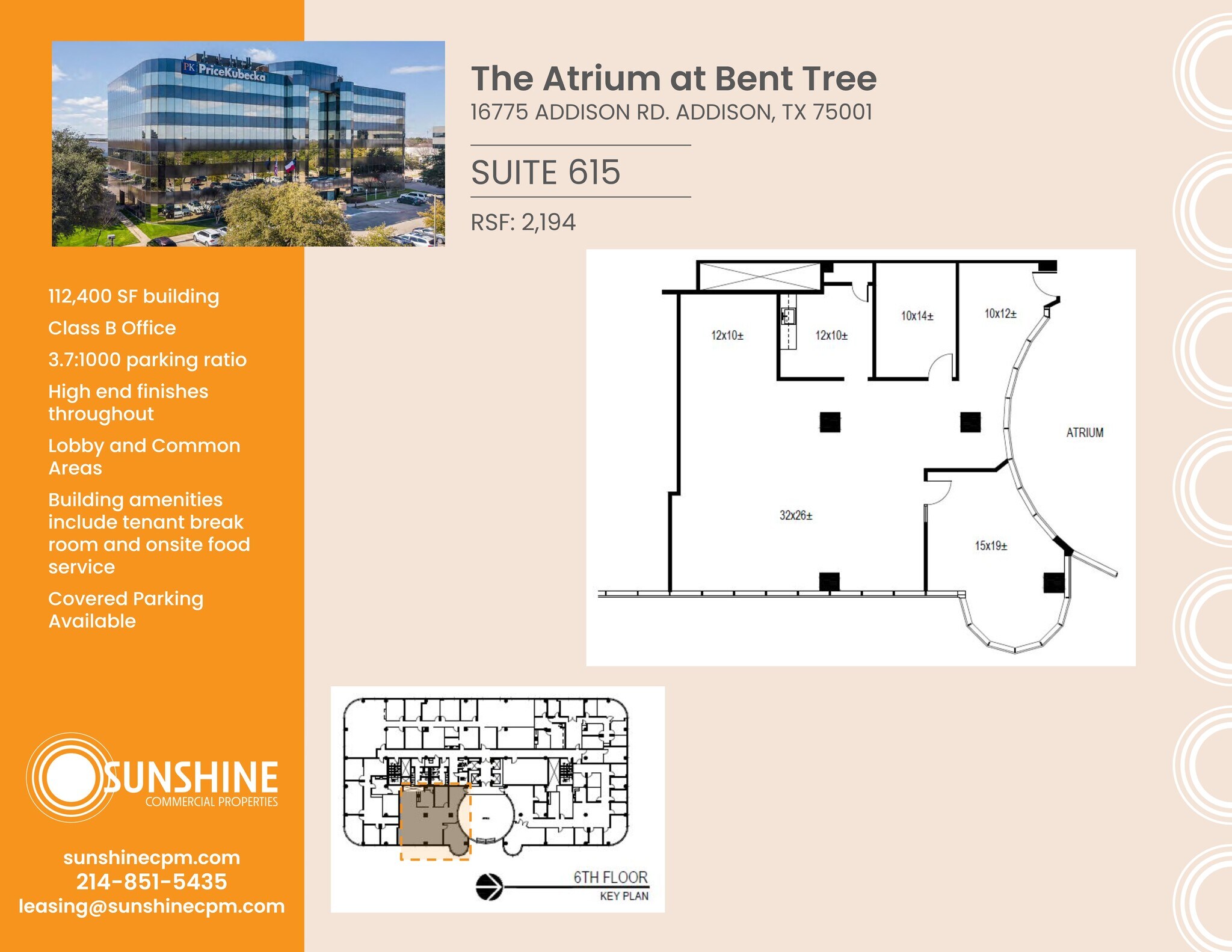 16775 Addison Rd, Addison, TX to rent Site Plan- Image 1 of 1