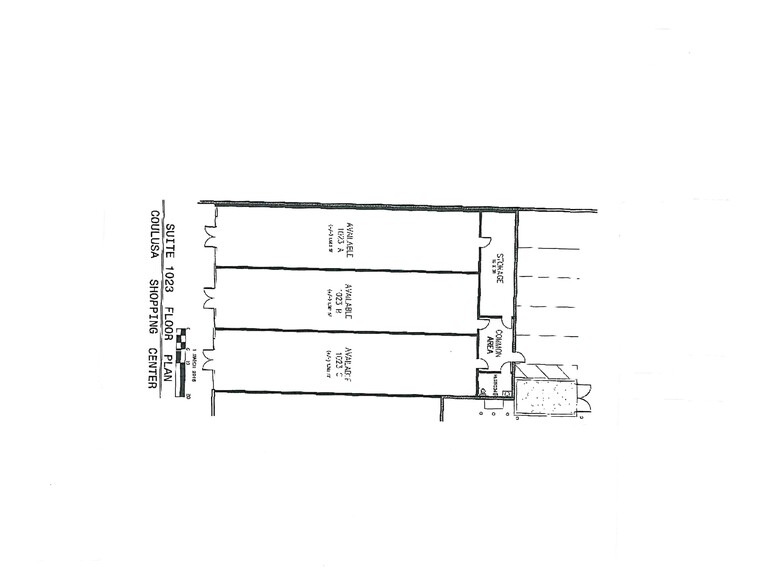 1015-1031 Bridge St, Colusa, CA for rent - Floor Plan - Image 2 of 3