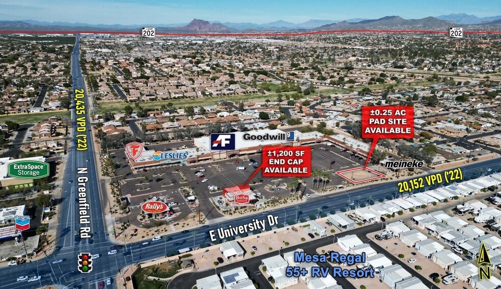 University Dr, Mesa, AZ to rent - Aerial - Image 1 of 4