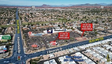 University Dr, Mesa, AZ - AERIAL map view - Image1