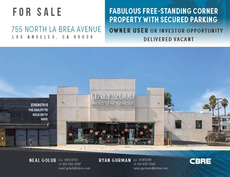 757 N La Brea Ave, Los Angeles, CA for sale - Building Photo - Image 1 of 14