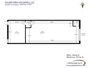 4530-4534 NE 11th Ave, Oakland Park, FL to rent Floor Plan- Image 2 of 2
