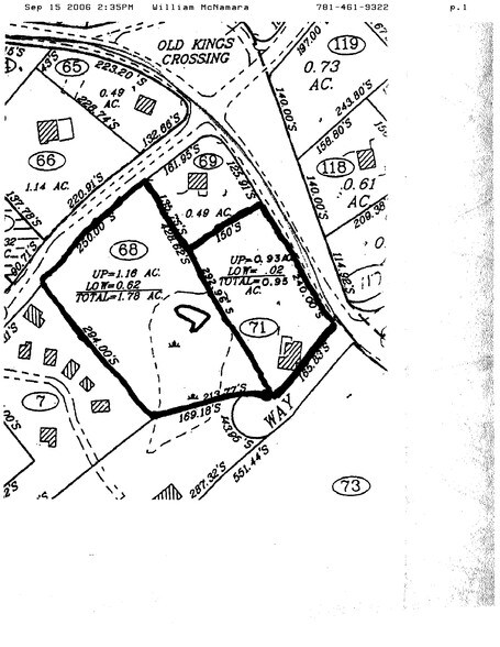 349 Old King's Hwy, Wellfleet, MA for sale - Plat Map - Image 2 of 2